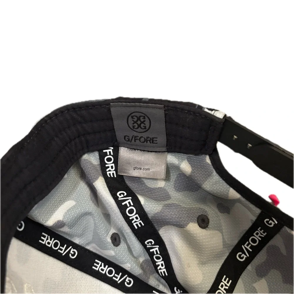 G/FORE The Farms Grey Camo Snapback Golf Hat Mens Adjustable Baseball Cap